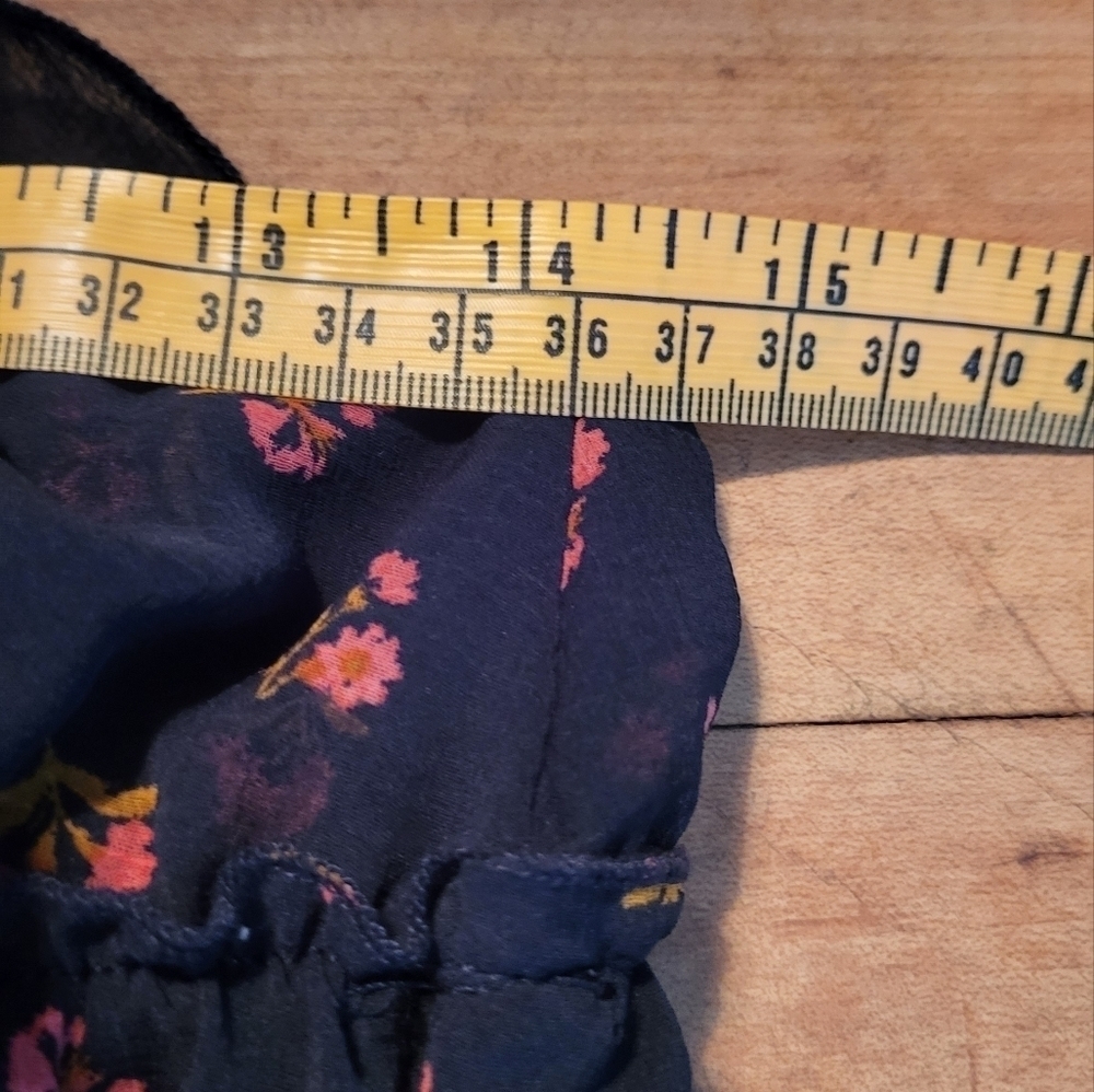 Free People Black Floral Bodysuit - Picture 14 of 14
